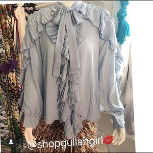 Detailed Ruffle Top